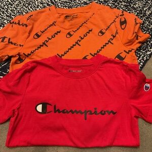 Champion TShirts (Qty 2) Youth Medium